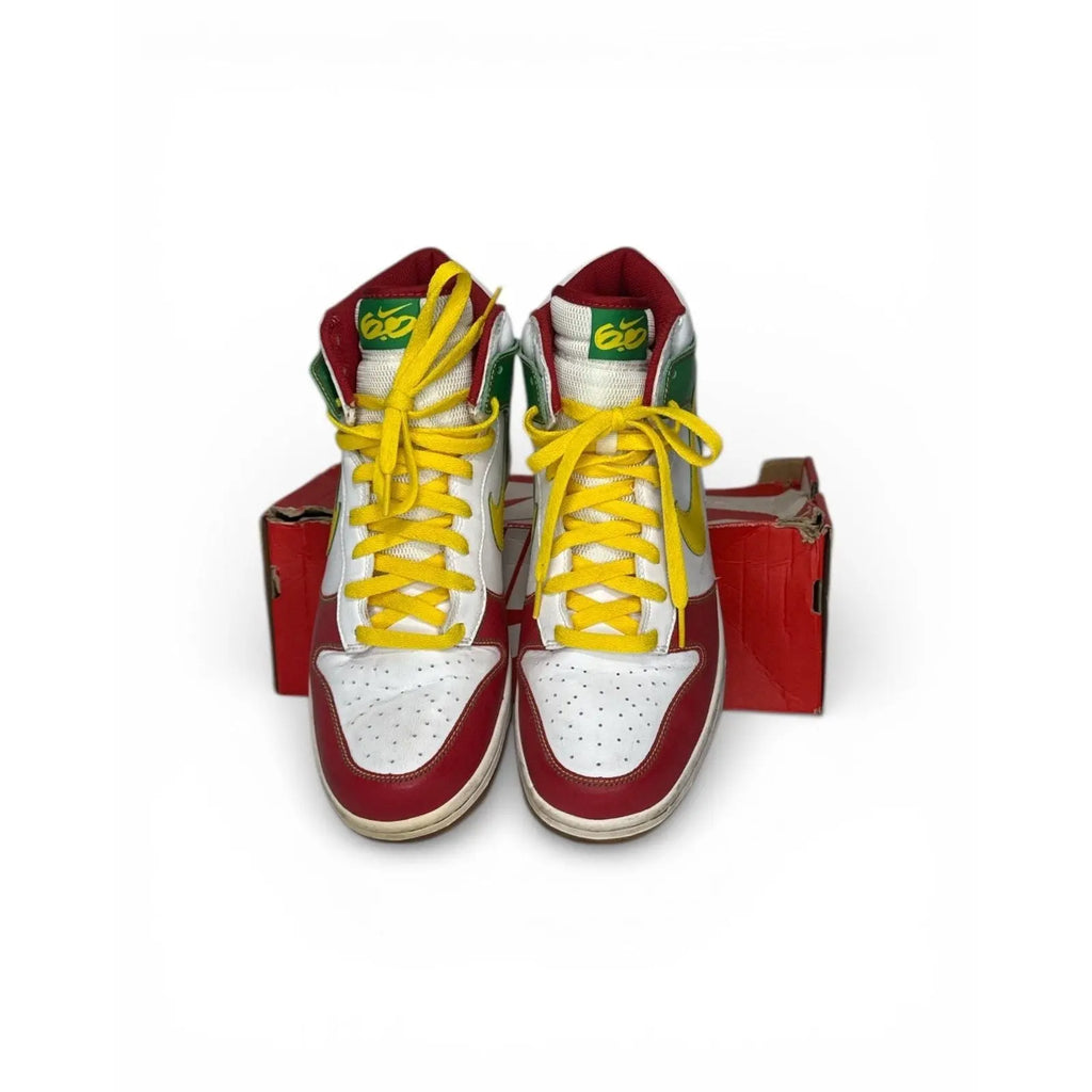 Nike Dunk High 6.0 'Rasta' Red Green Yellow size 10.5 Nike