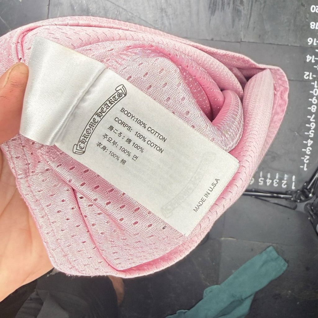Chrome Hearts Pink 'Love You' Mesh Warm-Up Long Sleeve Jersey