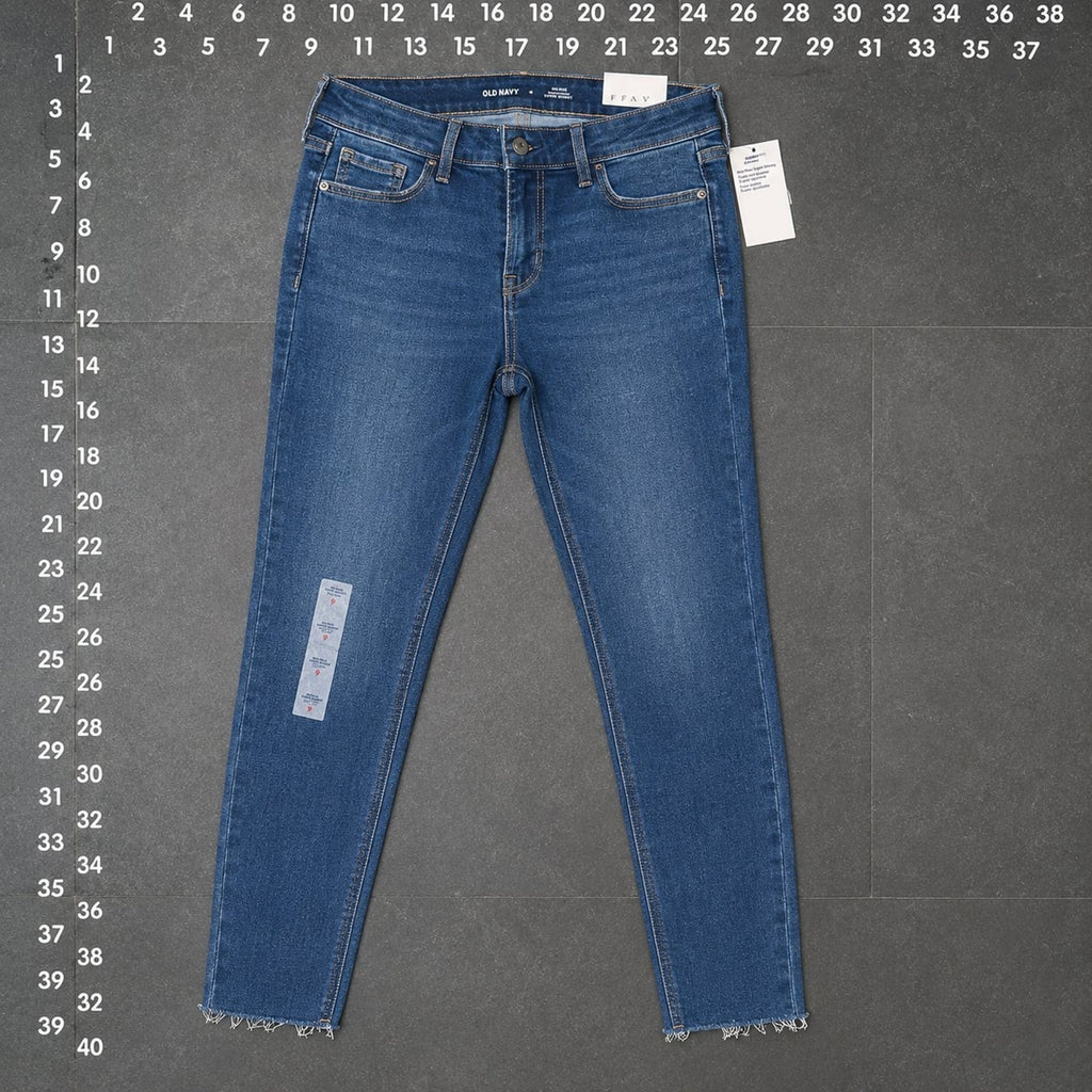 Old Navy Mid-Rise Rockstar Super Skinny Ankle Jeans Size 4
