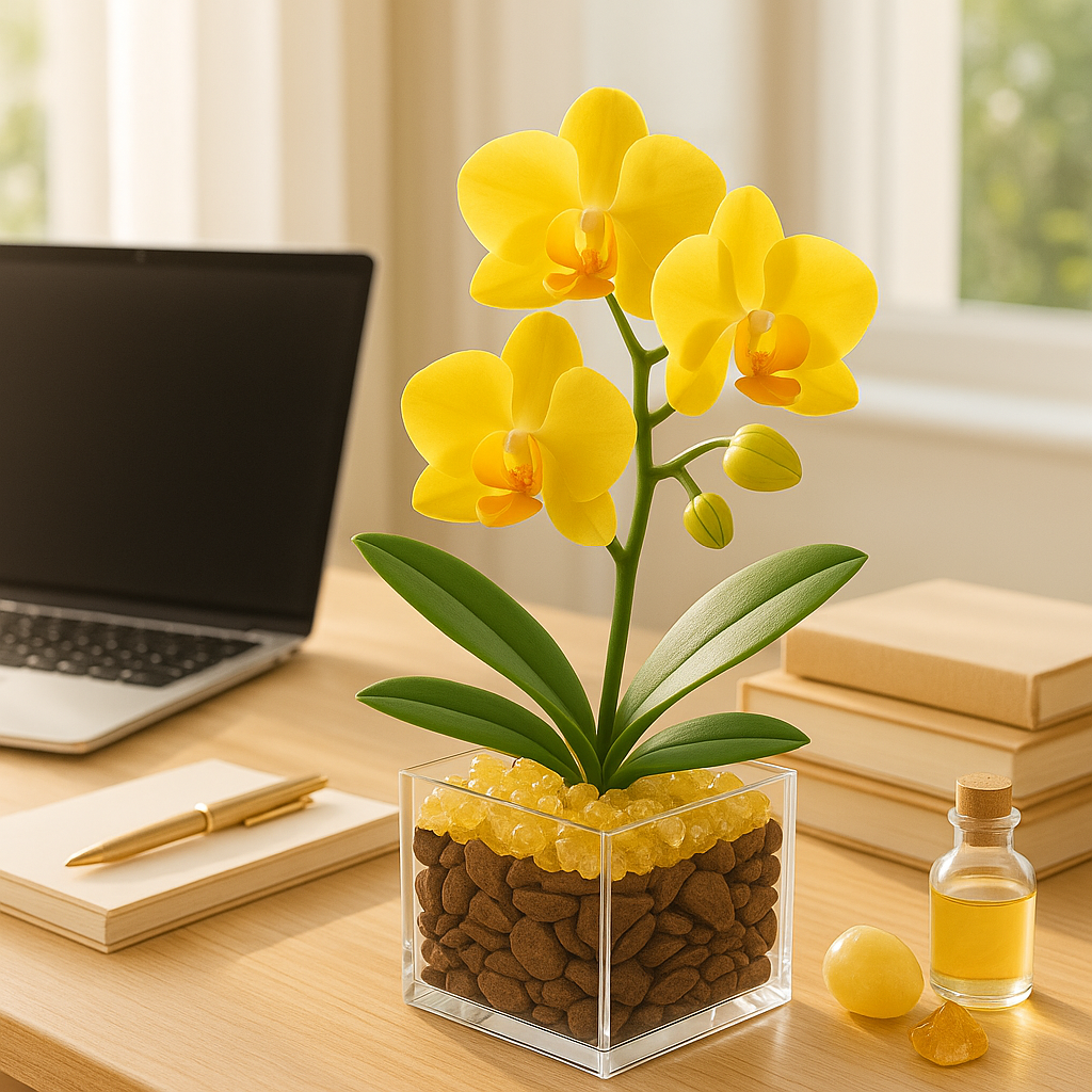 Inner Fire - Solar Plexus Chakra Mini Orchid Garden