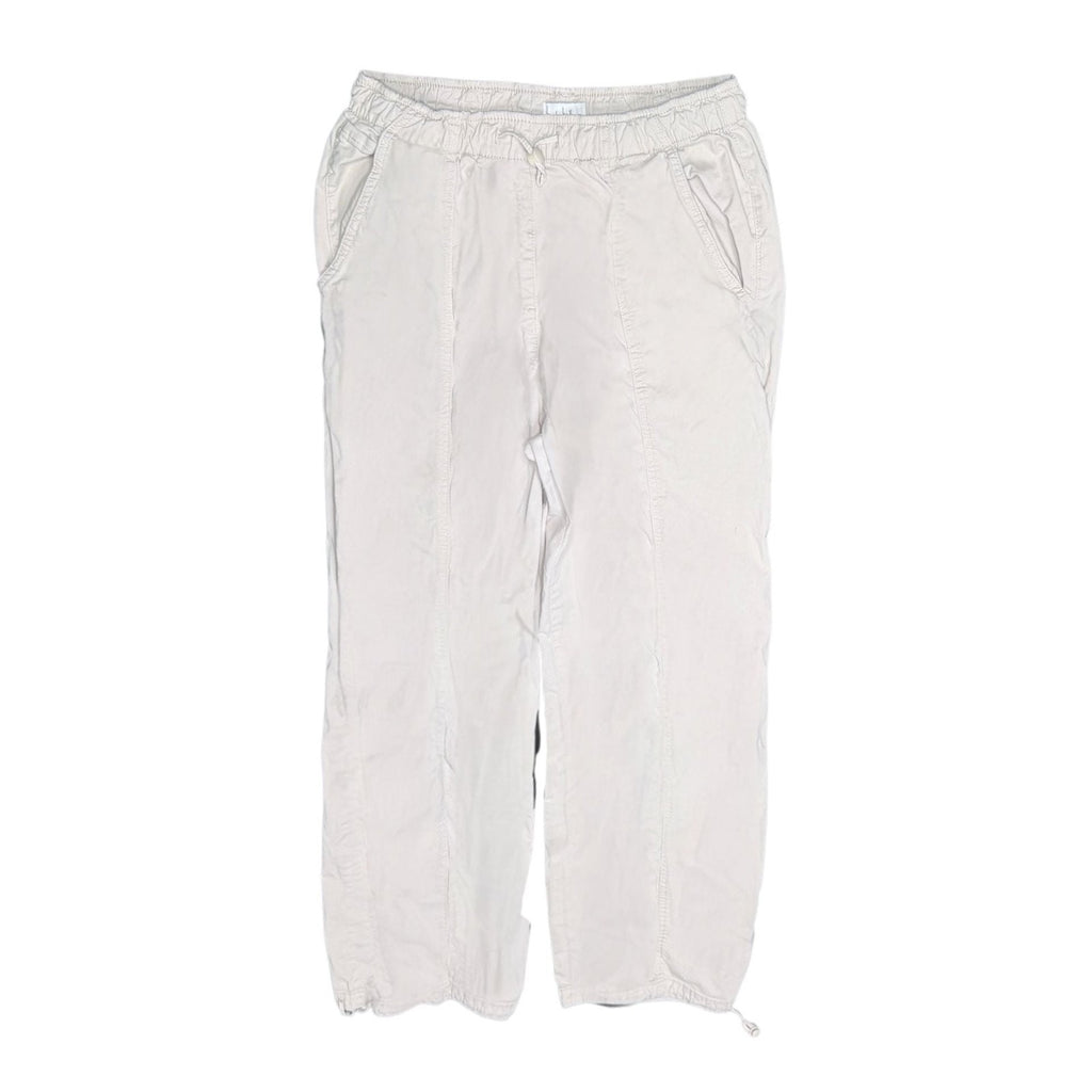 Nicole Miller New York Beige Drawstring Jogger Pants