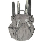 Steve Madden Black Nylon Backpack with Logo Straps