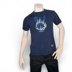 Vintage Versace Jeans Couture Medusa Flame Logo Navy Blue T-Shirt