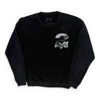 2Pac Against All Odds Black Graphic Crewneck Sweatshirt M