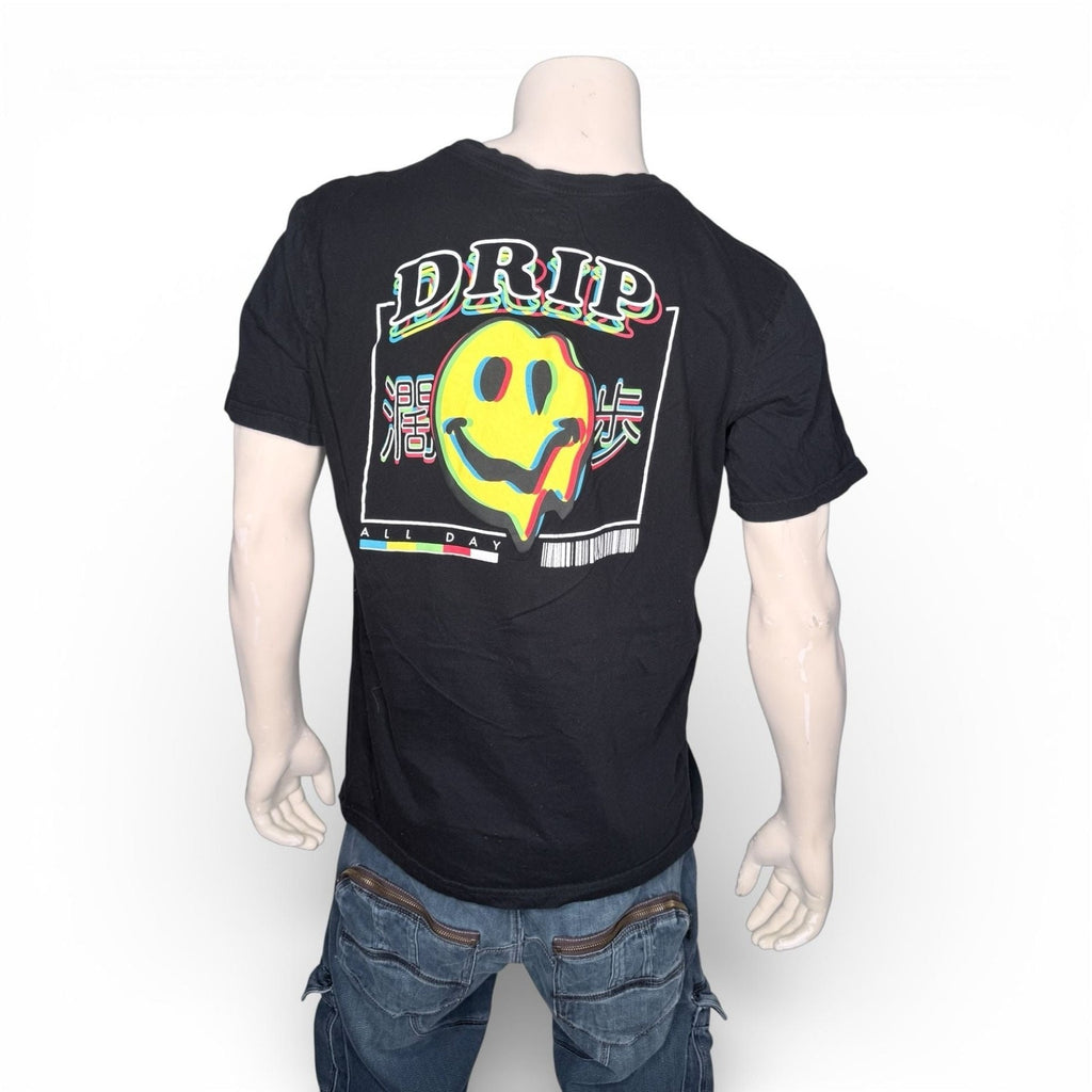 Brooklyn Cloth All Day Drip Melty Smiley Face Graphic T-Shirt