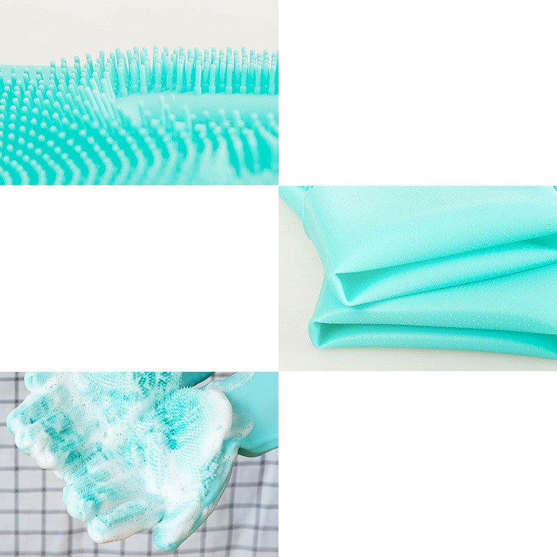 Silicone Dog Grooming Gloves – Deshedding, Bath & Massage - The Room Collective