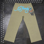 Ed Hardy Graphic Sweatpants Olive Green Size L