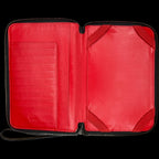 Christian Louboutin Black Spiked Leather Tablet Case Clutch