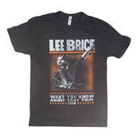 Lee Brice What You Know About That Tour 2025 Concert T-Shirt Size S