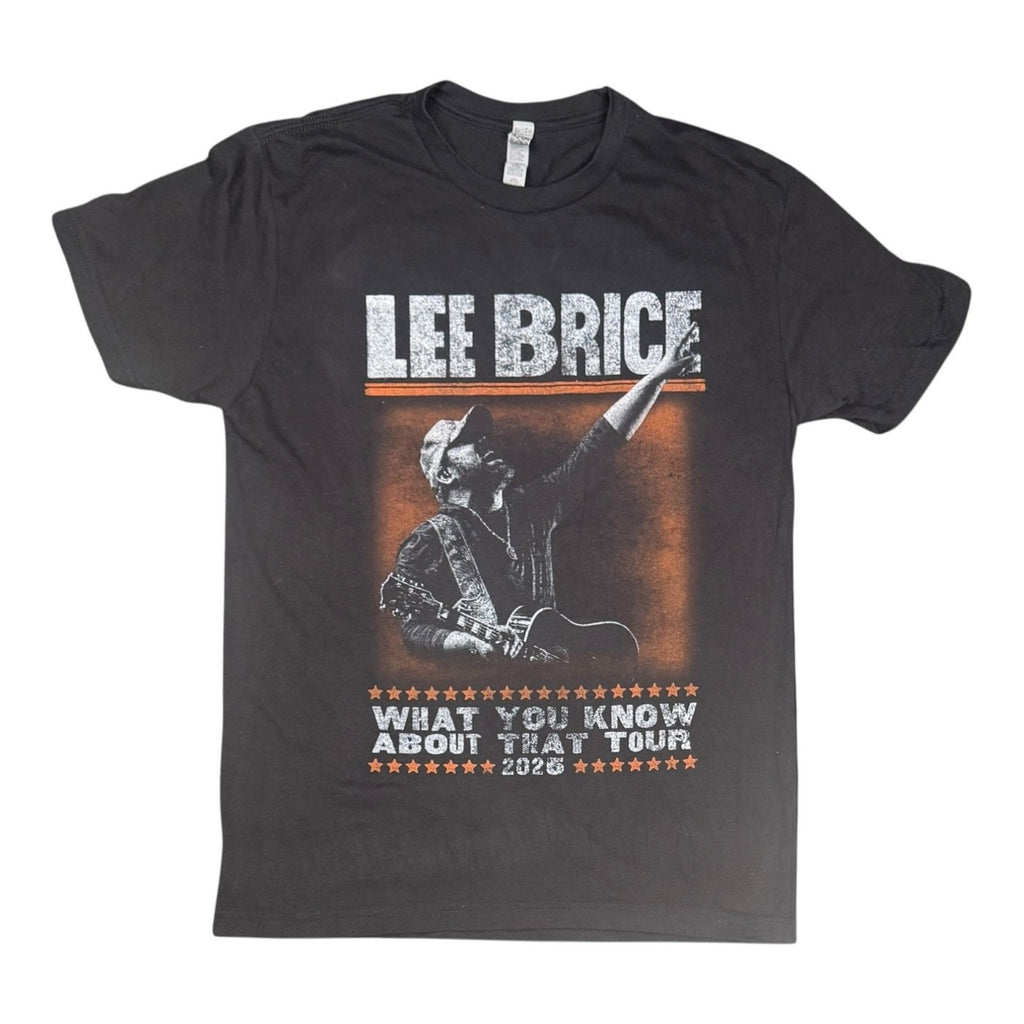 Lee Brice What You Know About That Tour 2025 Concert T-Shirt Size S