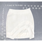 Arynk White Layered Curved Hem Mini Skirt Size M