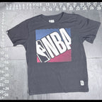 NBA Boys Logo Short Sleeve Graphic T-Shirt Black Youth Size XL (18-20)