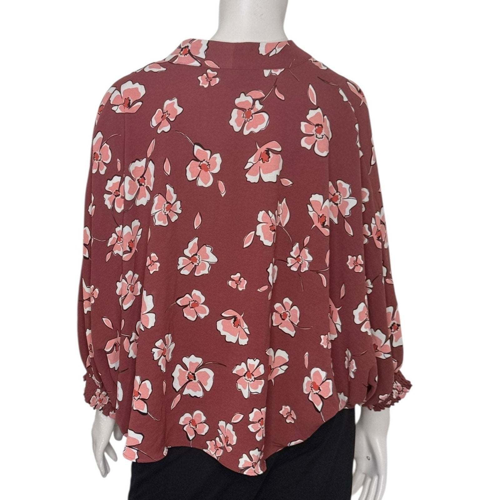 Alfani Womens Petites Elastic Hem Surplice Blouse - .com