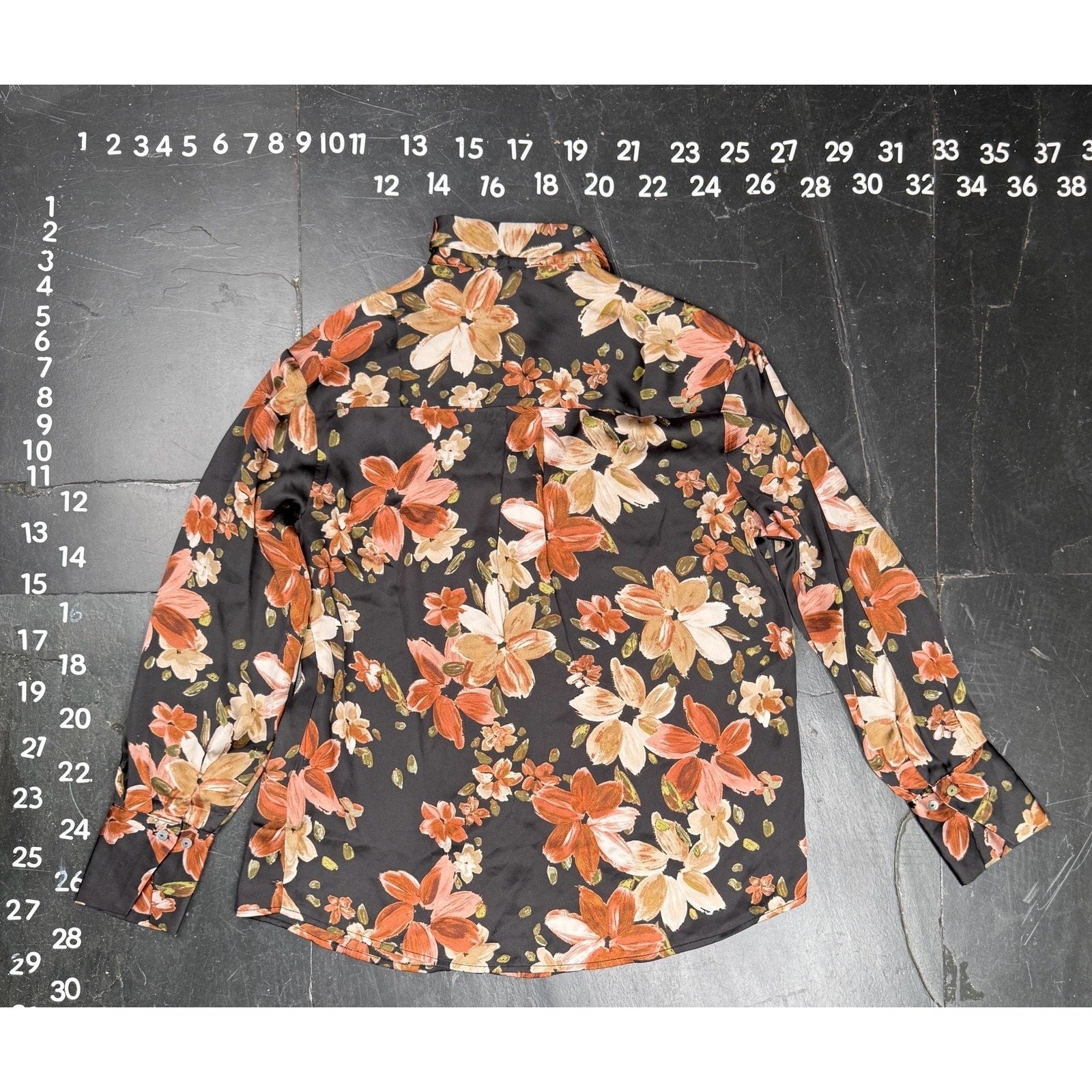 Tamara H. Floral Long Sleeve Button Down Shirt Size XS
