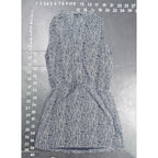Hilary Radley Sleeveless Drawstring Waist Abstract Print Dress Size 12