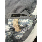 Massimo Dutti Gray Herringbone Slim Fit Chino Trousers size 32