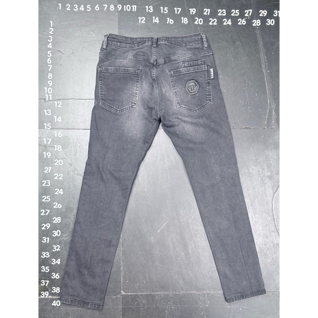 Philipp Plein Super Straight Cut Dark Soul Jeans Size 29
