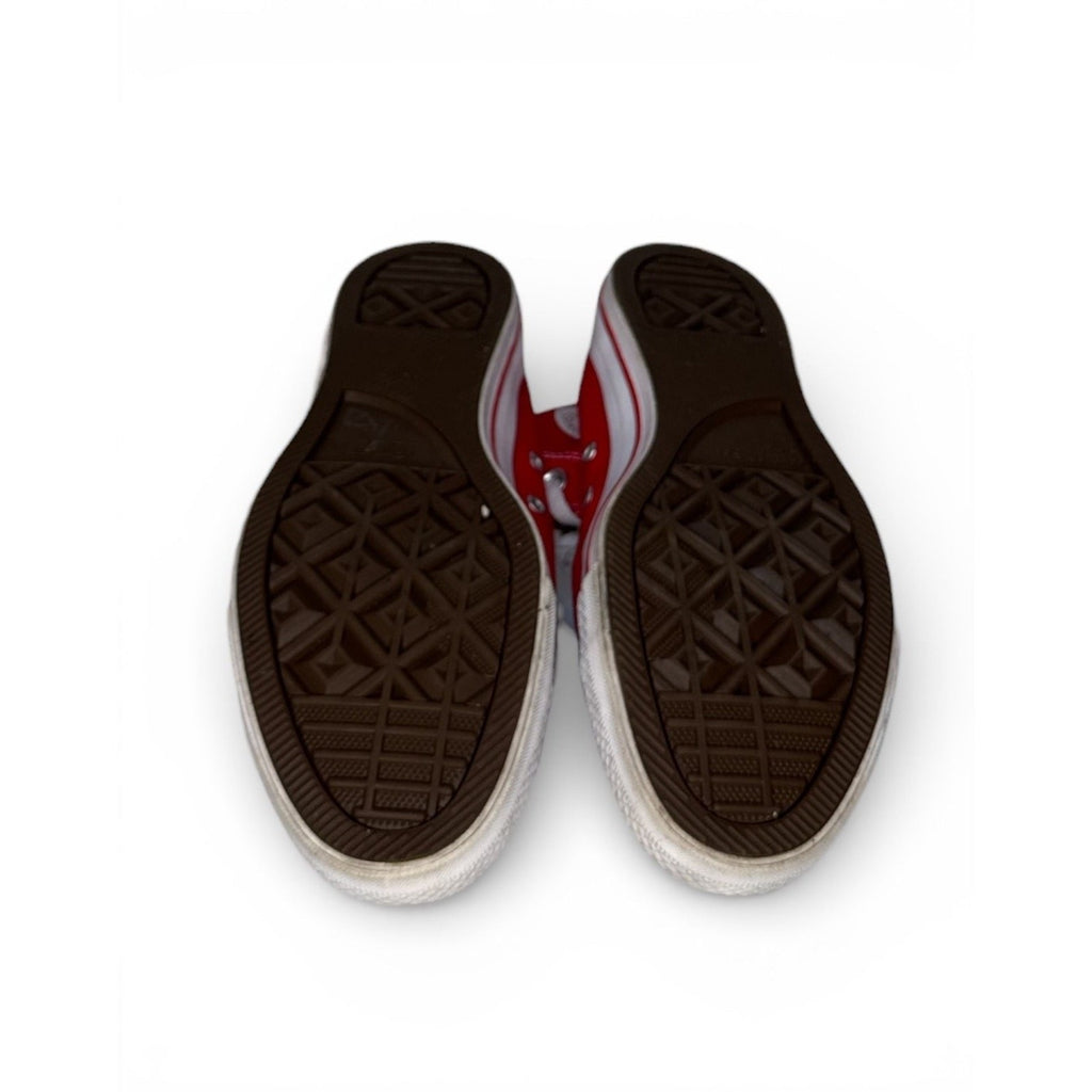 Converse Chuck Taylor All Star Colorblock High Top Sneakers Red and Black