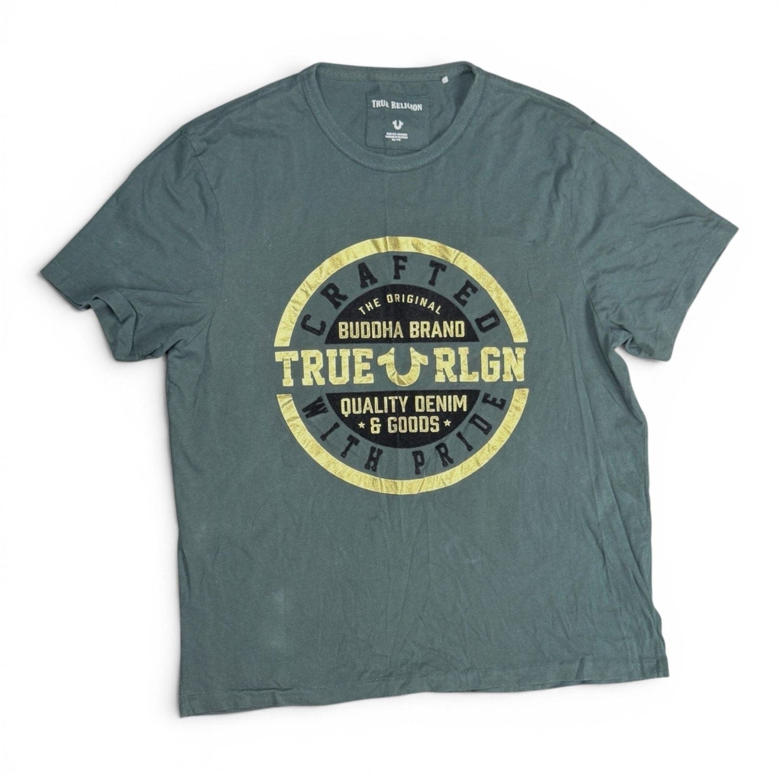 True Religion SS Crafted Graphic Tee XXL Green