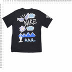 Nike graphic t shirt black size