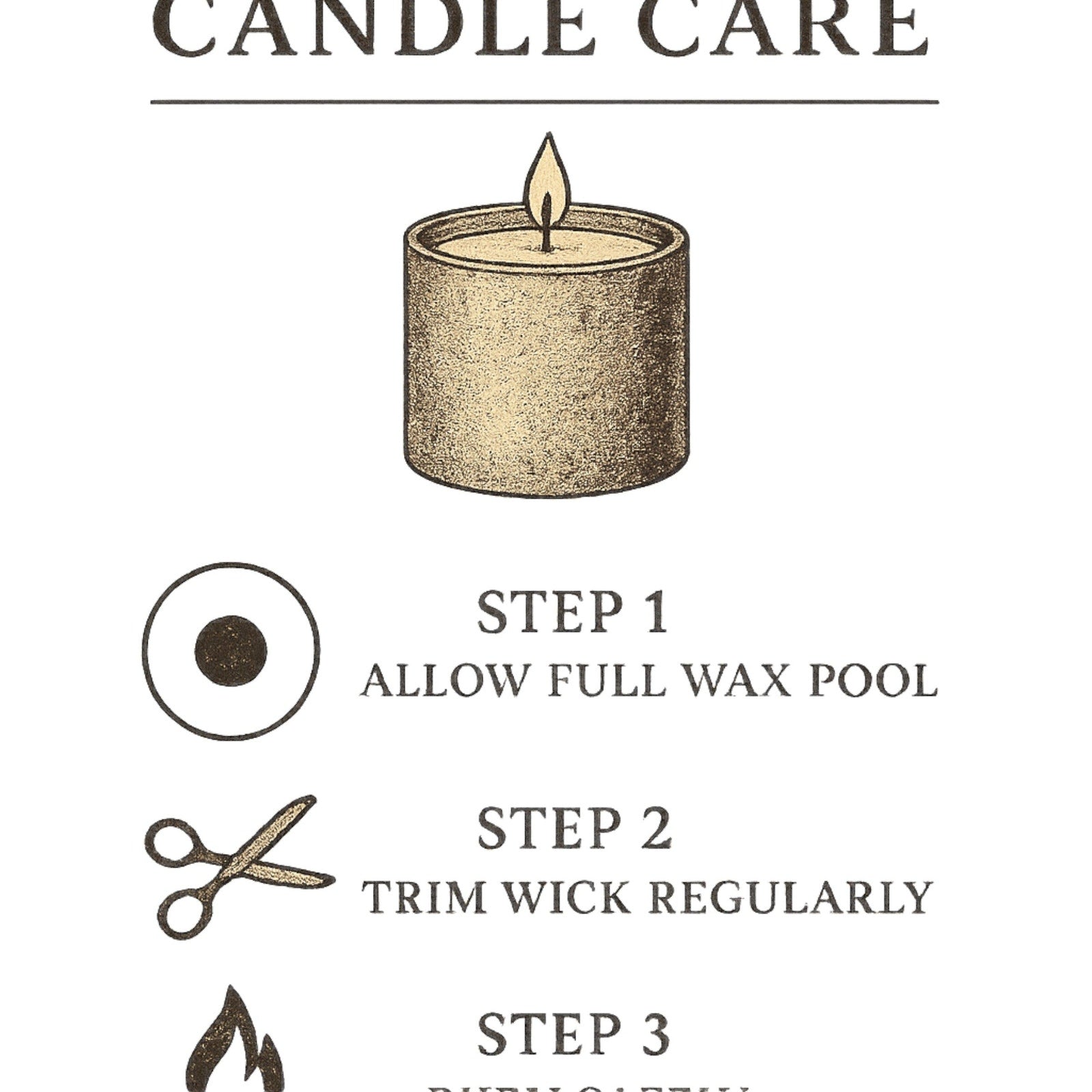 Midnight Cedar — Smoked Cedar + Sandalwood Candle (Dark Metal Round) — 24 oz