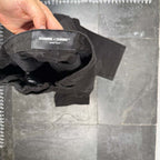 Homme + Femme Black Multi-Pocket Cargo Pants Size 36