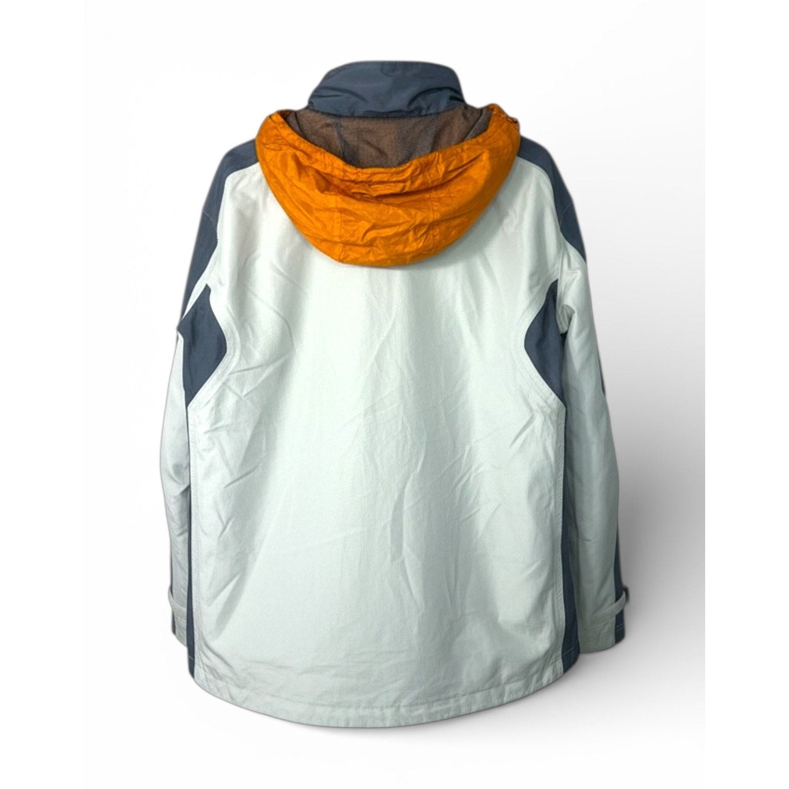 Tribord Women's Gray and Blue Waterproof Hooded Ski Jacket