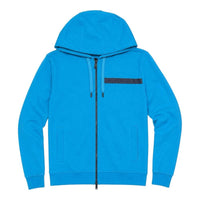 Armani Exchange Full-Zip Blue Hoodie – Size Small