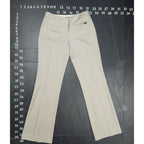 Express Editor Beige Flare Leg Dress Pants