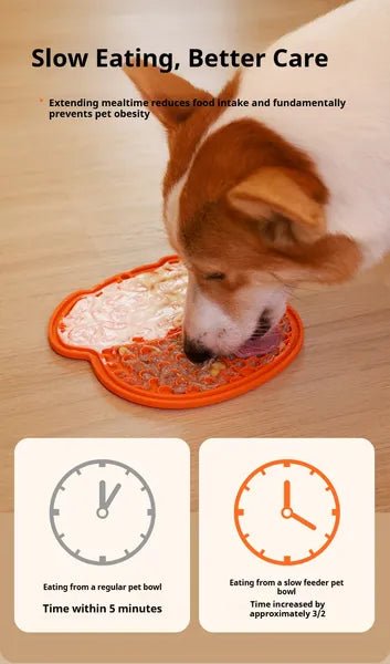 Lick Mat For Dogs And Cats Dog Slow Feeder Mat With Strong Suction - The Room Collective