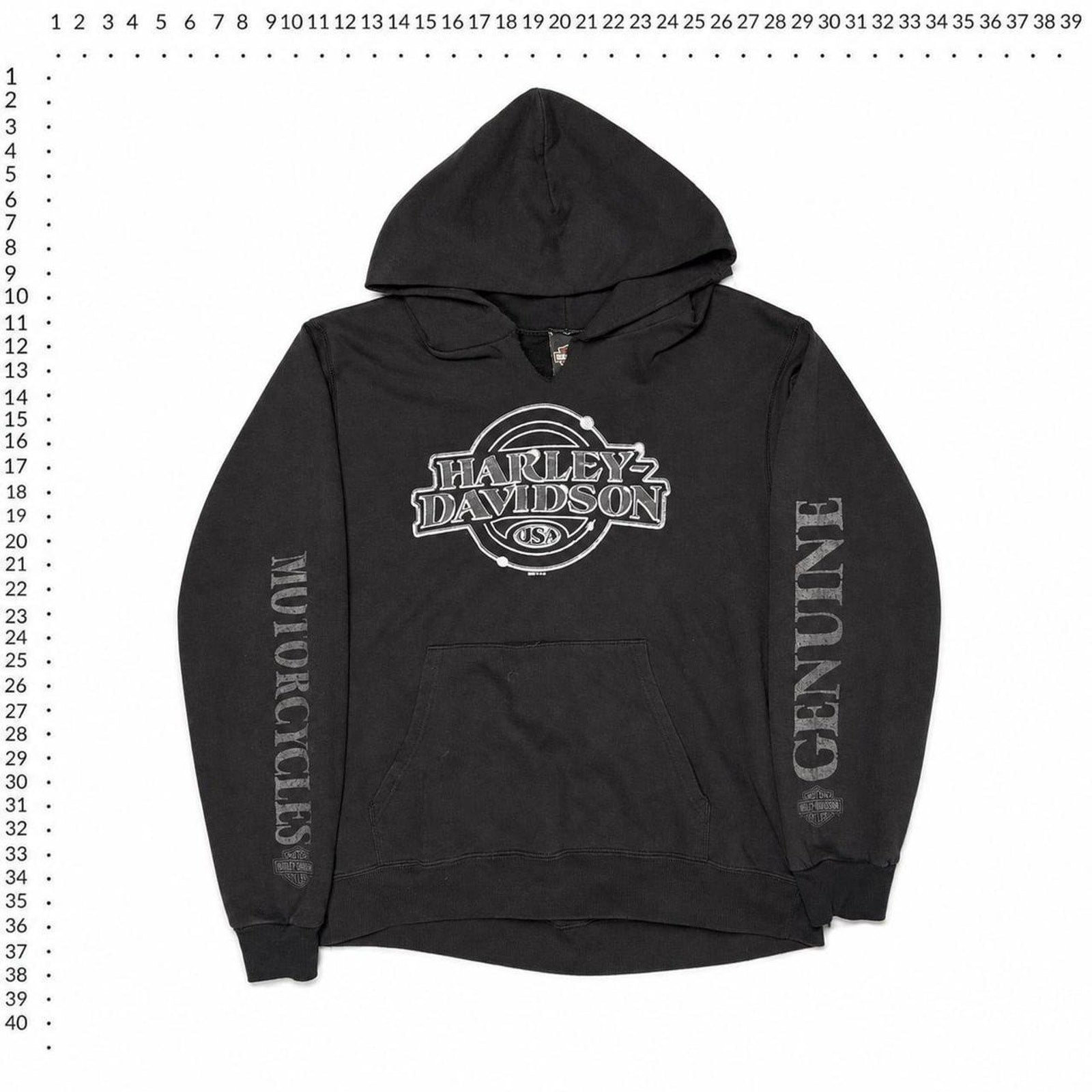 Harley-Davidson T.S.I. Ellington CT Motorcycle Hoodie Medium