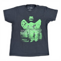The Exorcist Men's Graphic T-Shirt Neon Green Pazuzu Statue Poster Art Black Siz