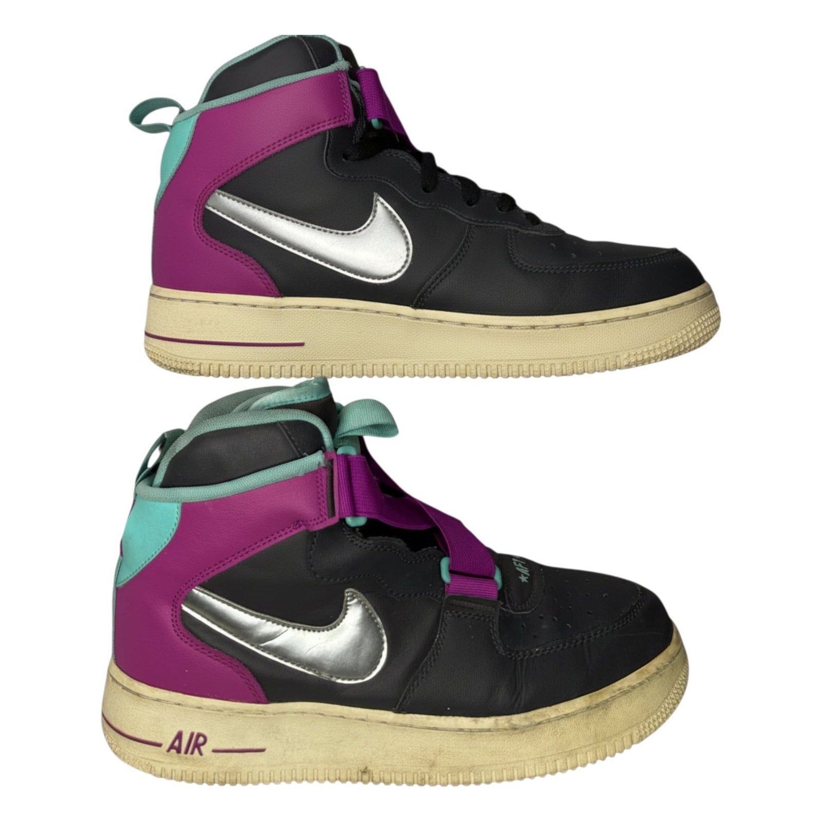 Nike Air Force 1 Highness GS Thunder Grey Hyper Violet