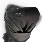 Tahari Arthur S. Levine Black V-Neck Tiered Bell Sleeve Shift Dress
