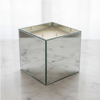Black Glass — Luxury Mirrored Cube Candle