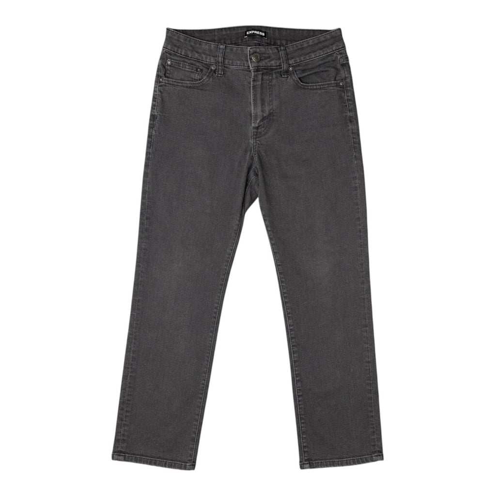 Express Straight Leg Jeans 28x28 Black