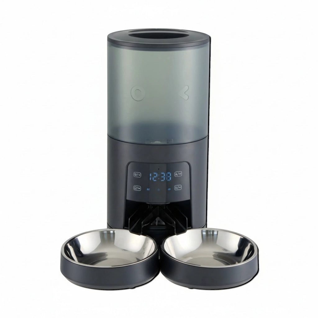 Automatic Dual Bowl Pet Food Dispenser - The Room Collective