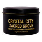 Sacred Grove Luxury Soy Wax Crystal Candle 8 oz