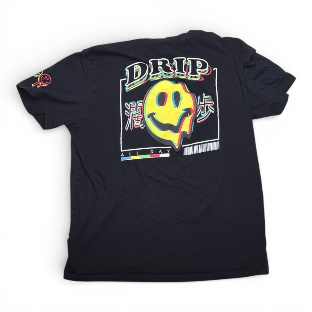 Brooklyn Cloth All Day Drip Melty Smiley Face Graphic T-Shirt