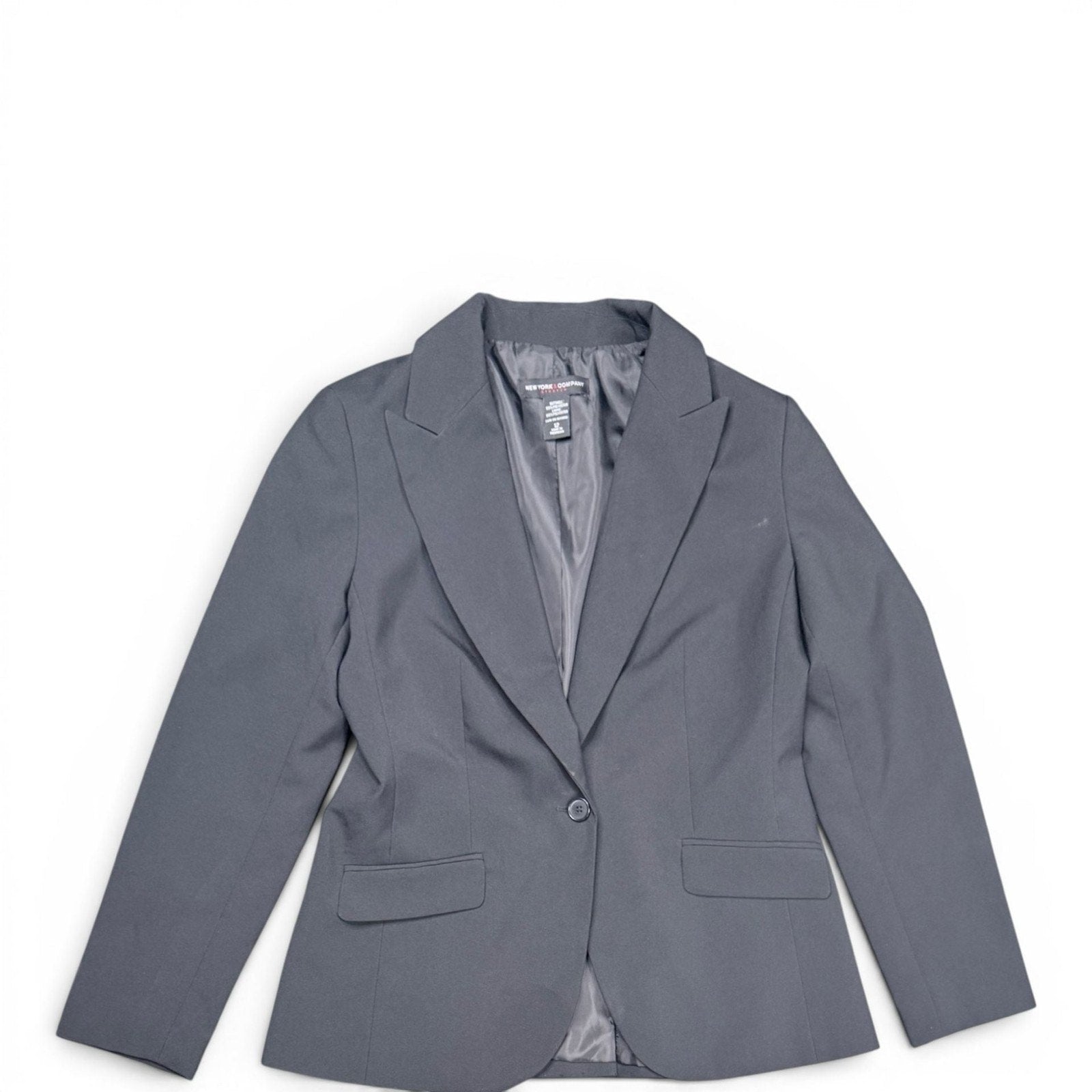 New York & Company Stretch One-Button Blazer Size 12