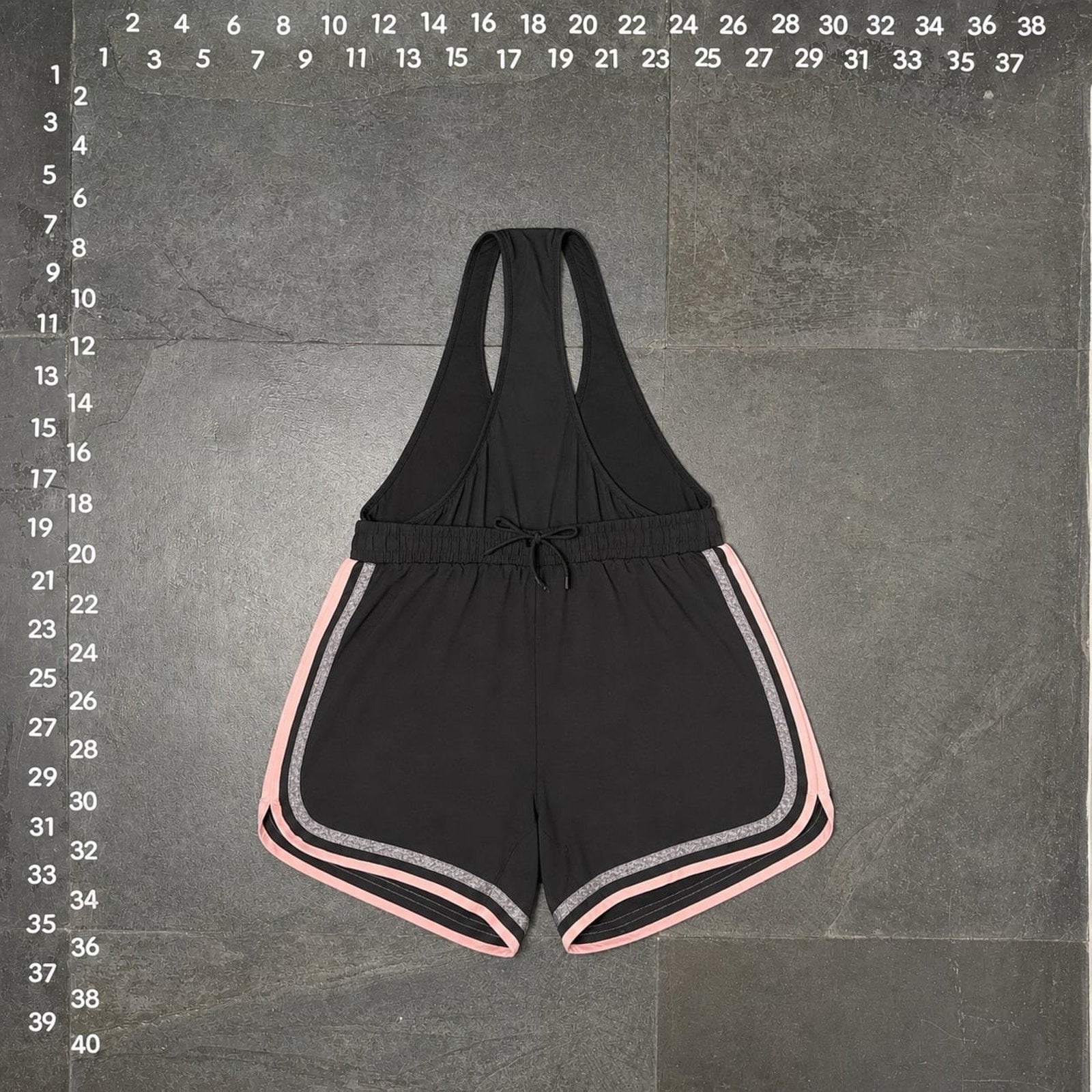 Adrienne Vittadini Sport Black Athletic Romper Size 1X