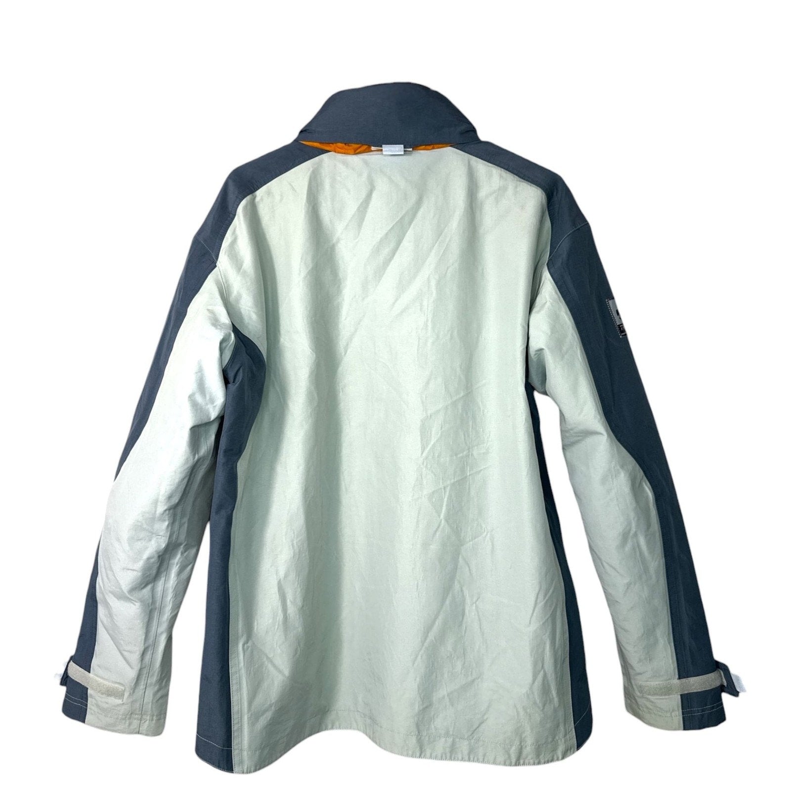 Tribord Women's Gray and Blue Waterproof Hooded Ski Jacket