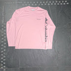 Columbia PFG Terminal Tackle Long Sleeve Sun Shirt Pink Size M