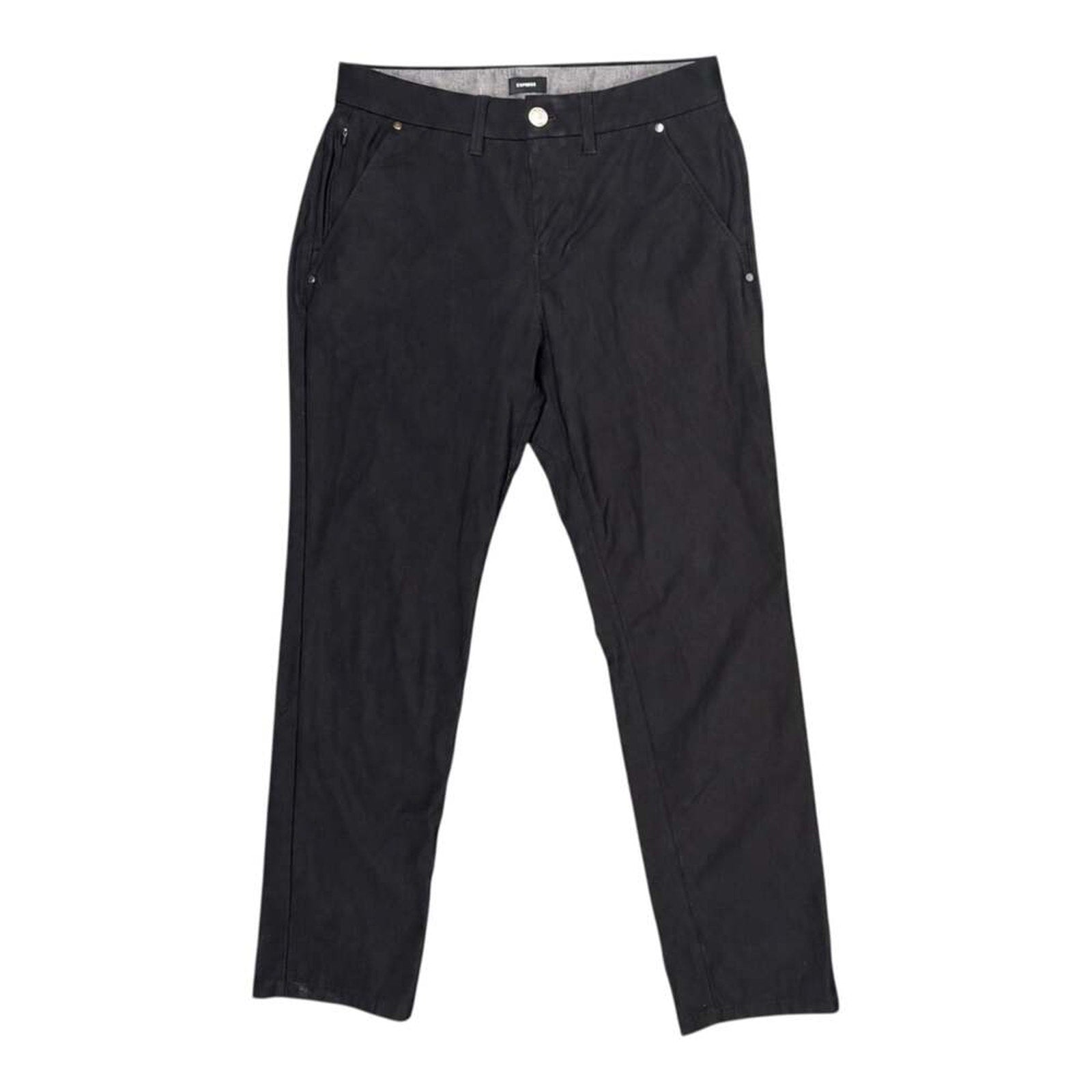 Express Slim Stretch Pants Black 29x30