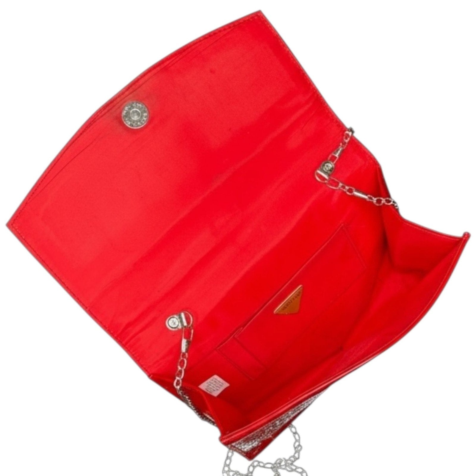 WALLYN'S Women Patent Leather Clutch Purses - Morocco