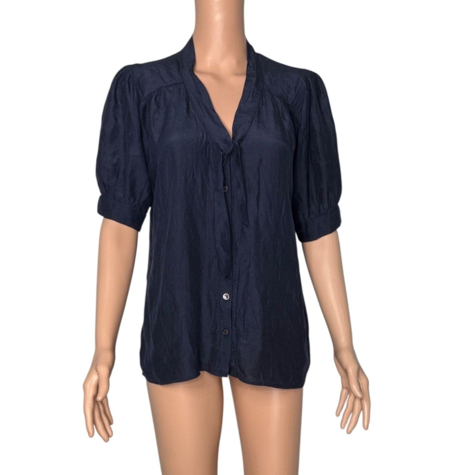 Torrid Super Soft Knit T-Shirt Black V-Back Strappy Detail Size 1
