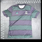 Real Madrid 2022-23 Pre-Match Soccer Jersey Black/Purple/Green Training Shirt Me