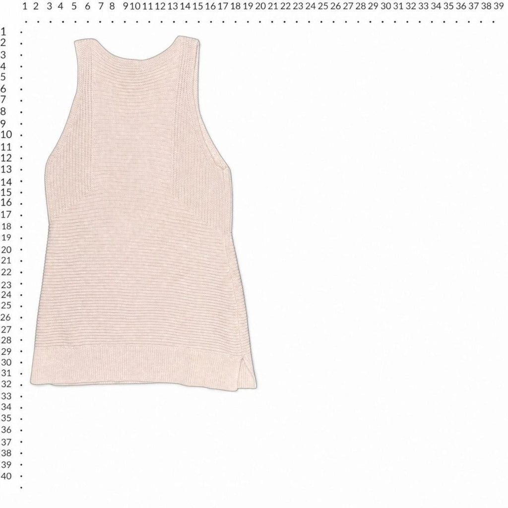 Allsaints womens sleeveless ribbed knit