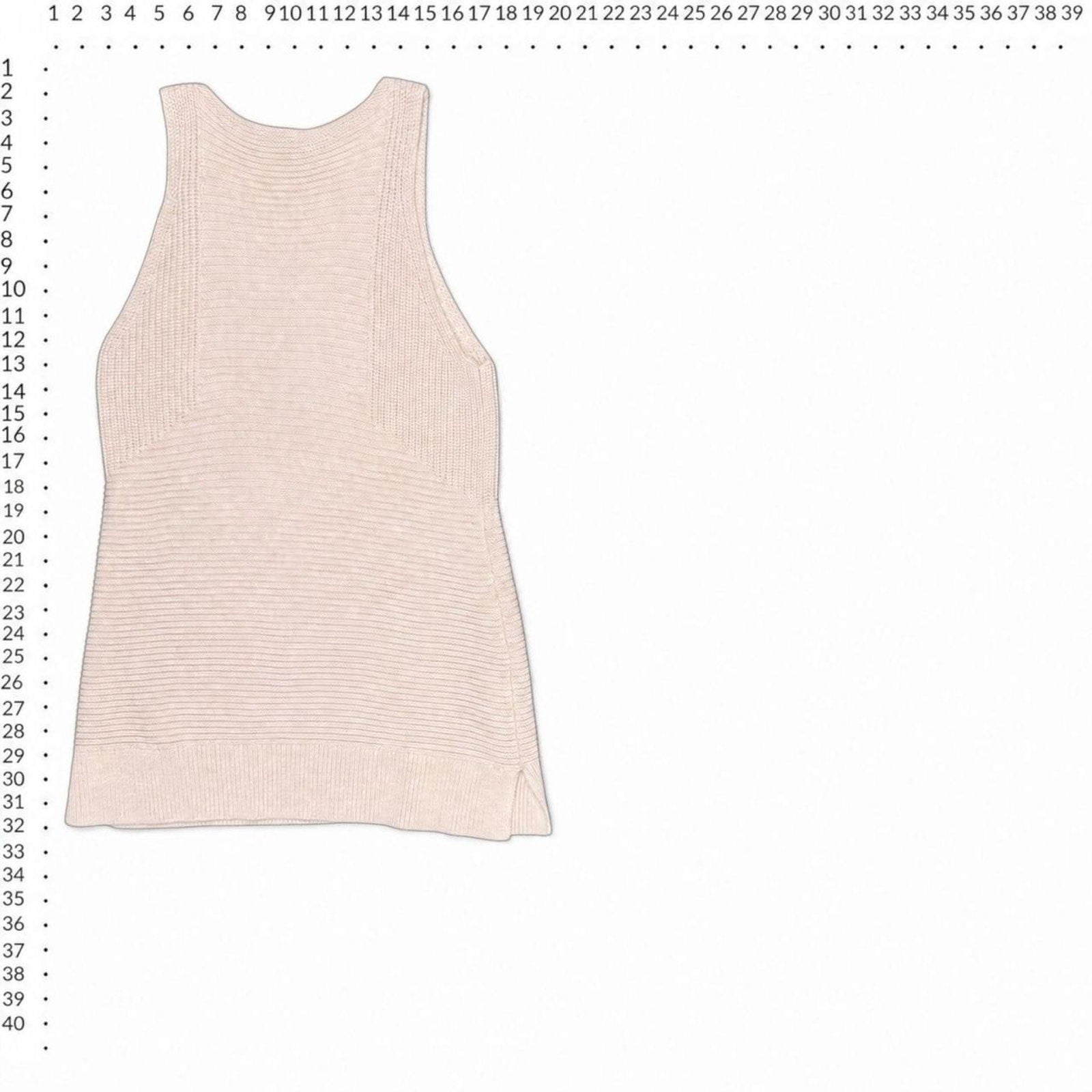 Allsaints womens sleeveless ribbed knit