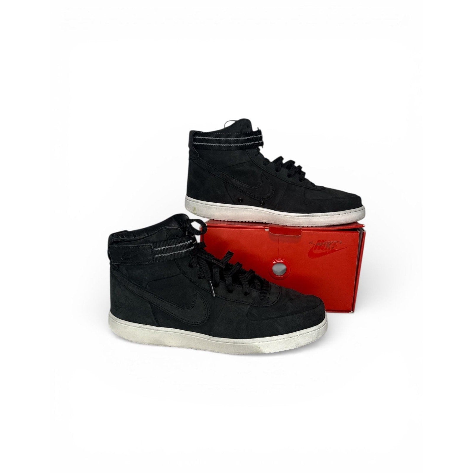 Nike Court Vision Mid Black Suede Women's Sneakers